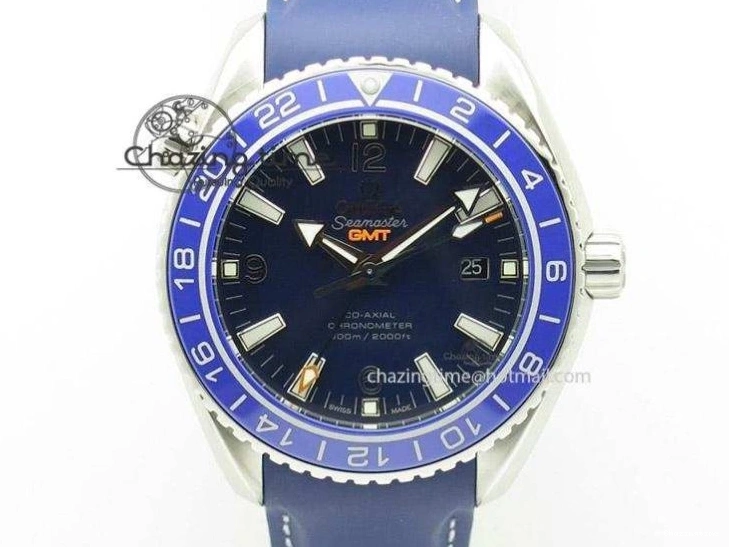 0120 FastDry Planet Ocean Master Chrono SS OM 1:1 Best Edition Black Dial On SS Bracelet A9900 V 8112